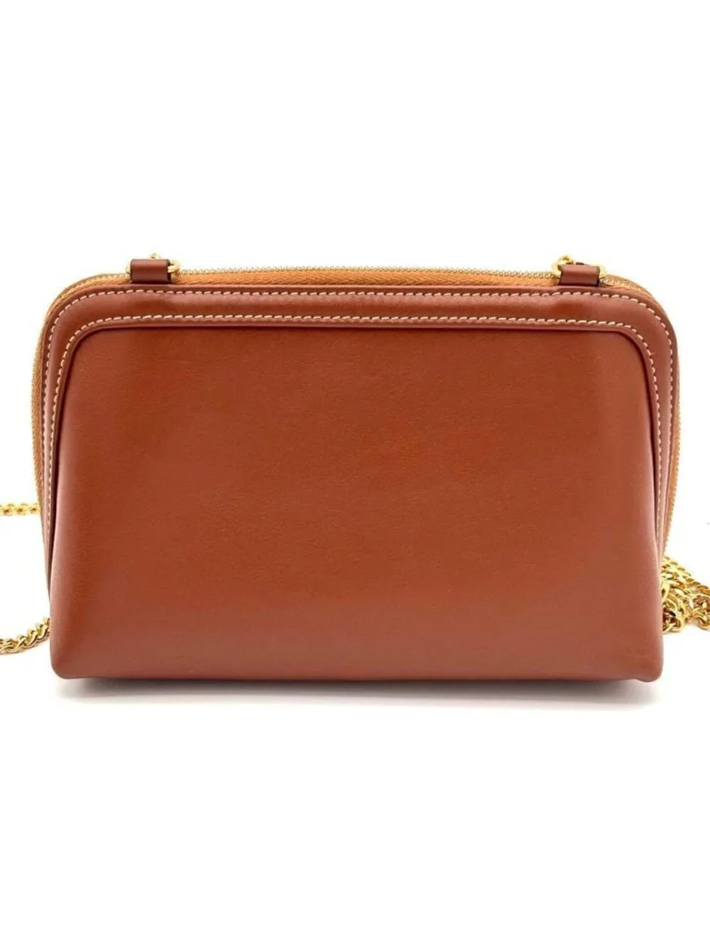 Celine Chain Shoulder Bag Clutch Cuir Leather